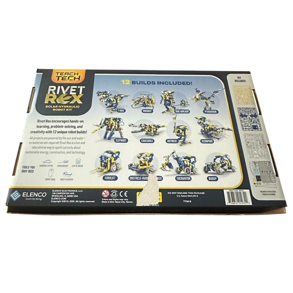 Teach Tech Rivet-Rex Robot - Open Box- Never Used - Picture 2 of 3